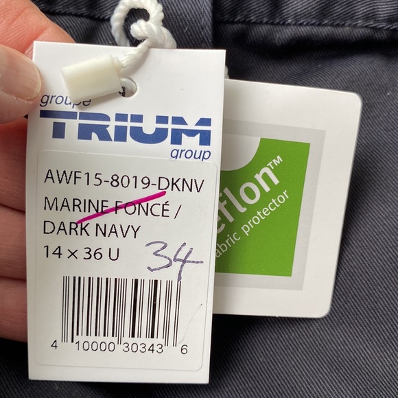 Trium group work/cargo pants. Navy blue. Size 14/36. - Picture 6 of 16